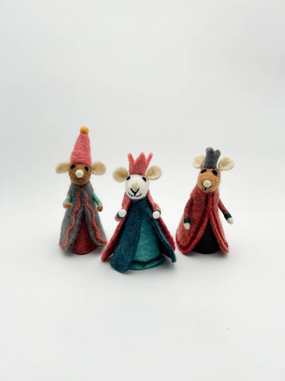 Complete Felt Mouse Nativity Scene