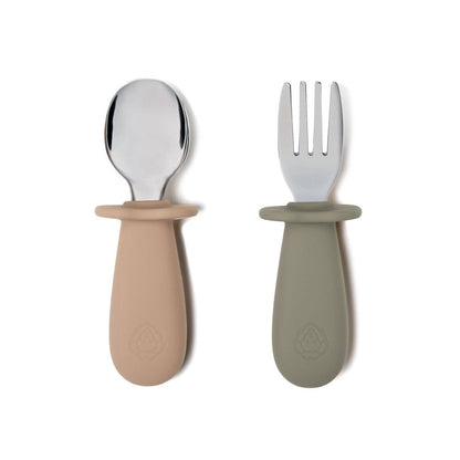 Fork/Spoon Cutlery Set (Sage/Mole)