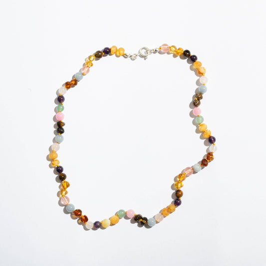 Rainbow - Necklace - Silver Clasp