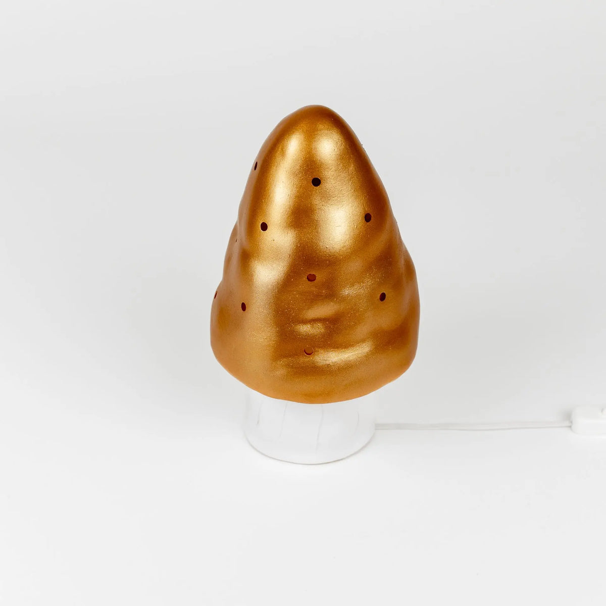Small Mushroom Night Lamp, Copper