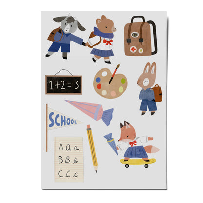 Children's tattoos "Schoolchild"