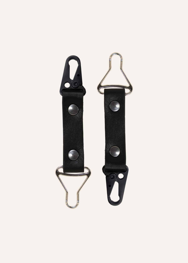 Leather bag holder