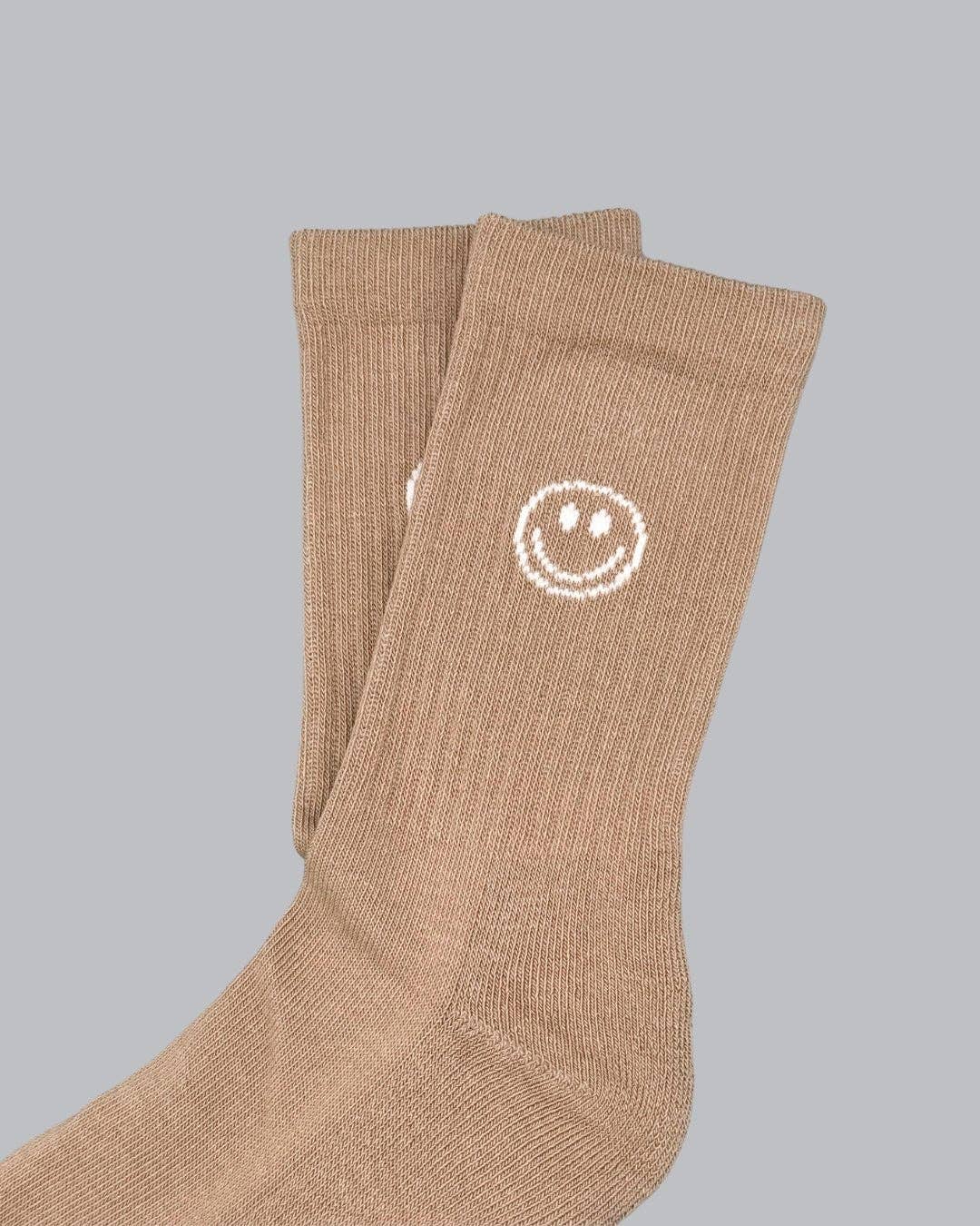Smiley Beige SOCKS (Kids)