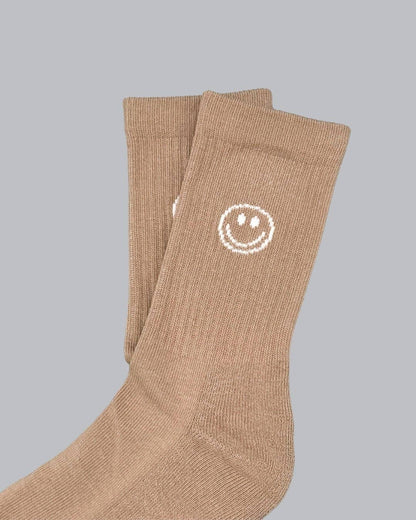 Smiley Beige SOCKS (Kids)