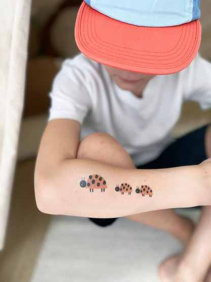 Organic ladybug tattoos