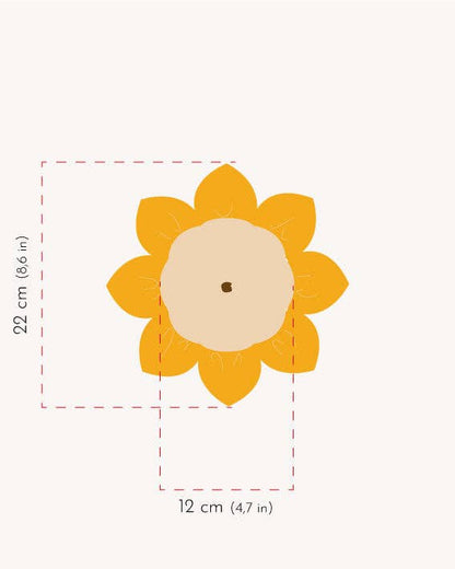 Large sunflower flower