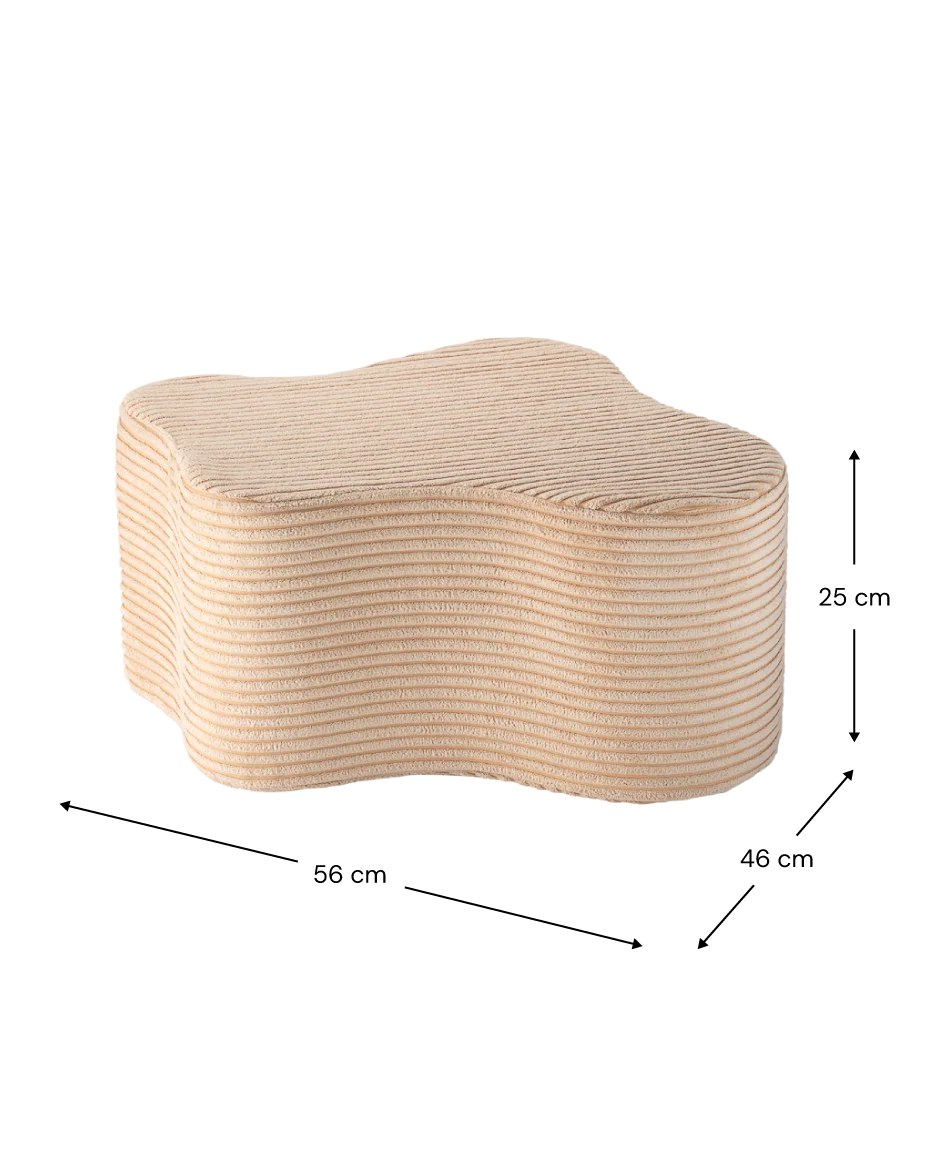 Brown Sugar Cloud Pouffe
