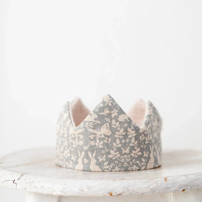 Reversible Fabric Crown - Forest