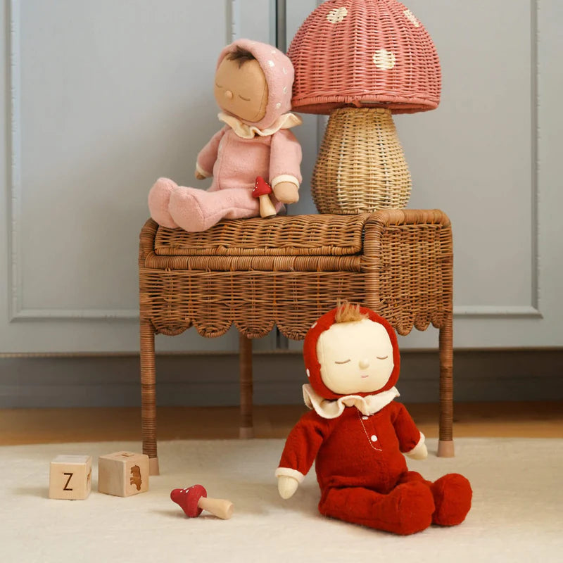 Dozy Dinkum - Toadstool Moppet - Red