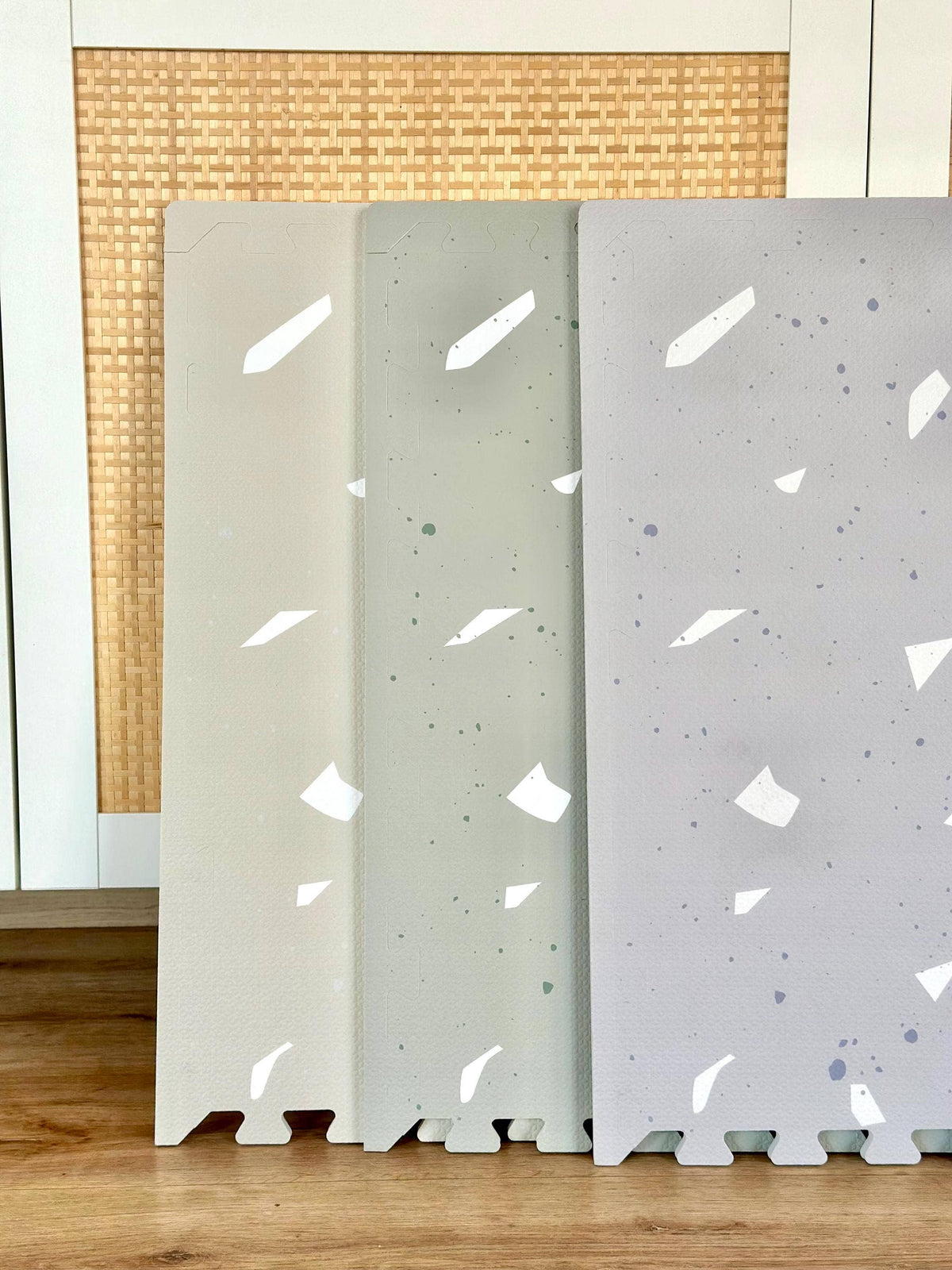 TERRAZZO TAUPE Foam Play Mat Light Beige-Gray mat for baby