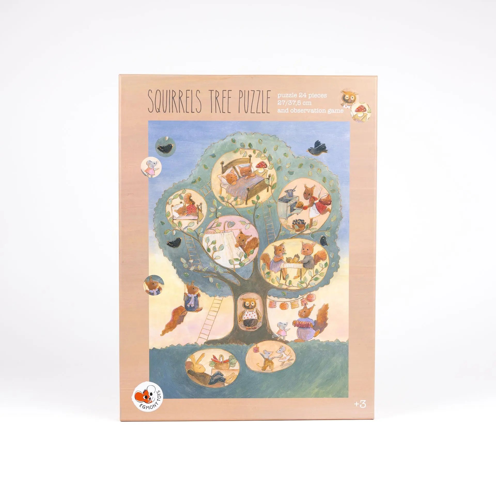Squirrel Tree Puzzle (24 pieces)