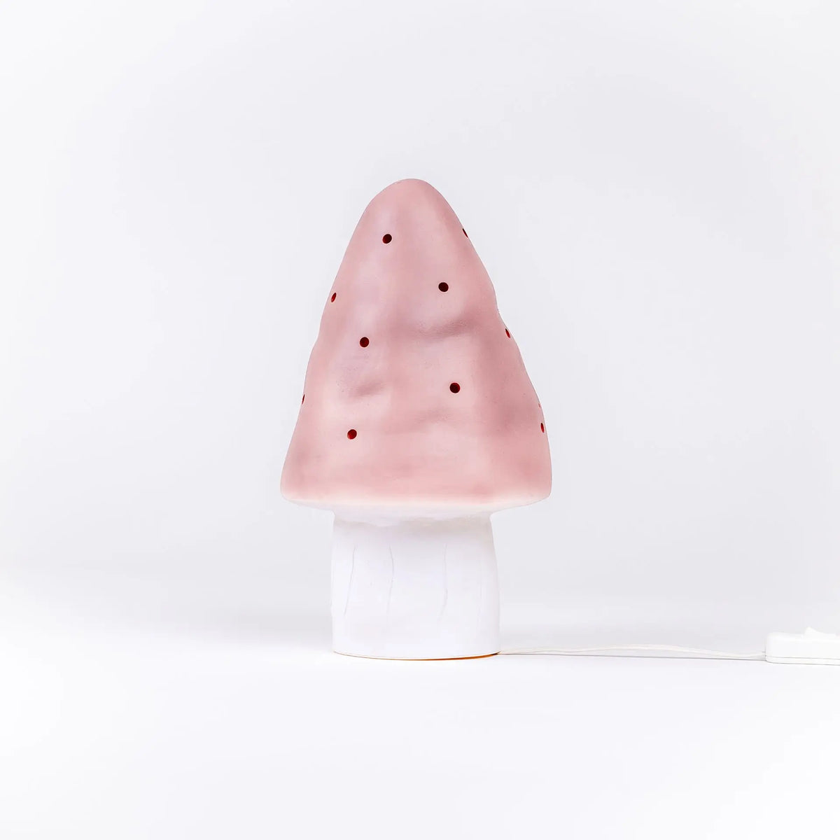 Small Mushroom Night Lamp, Vintage Pink