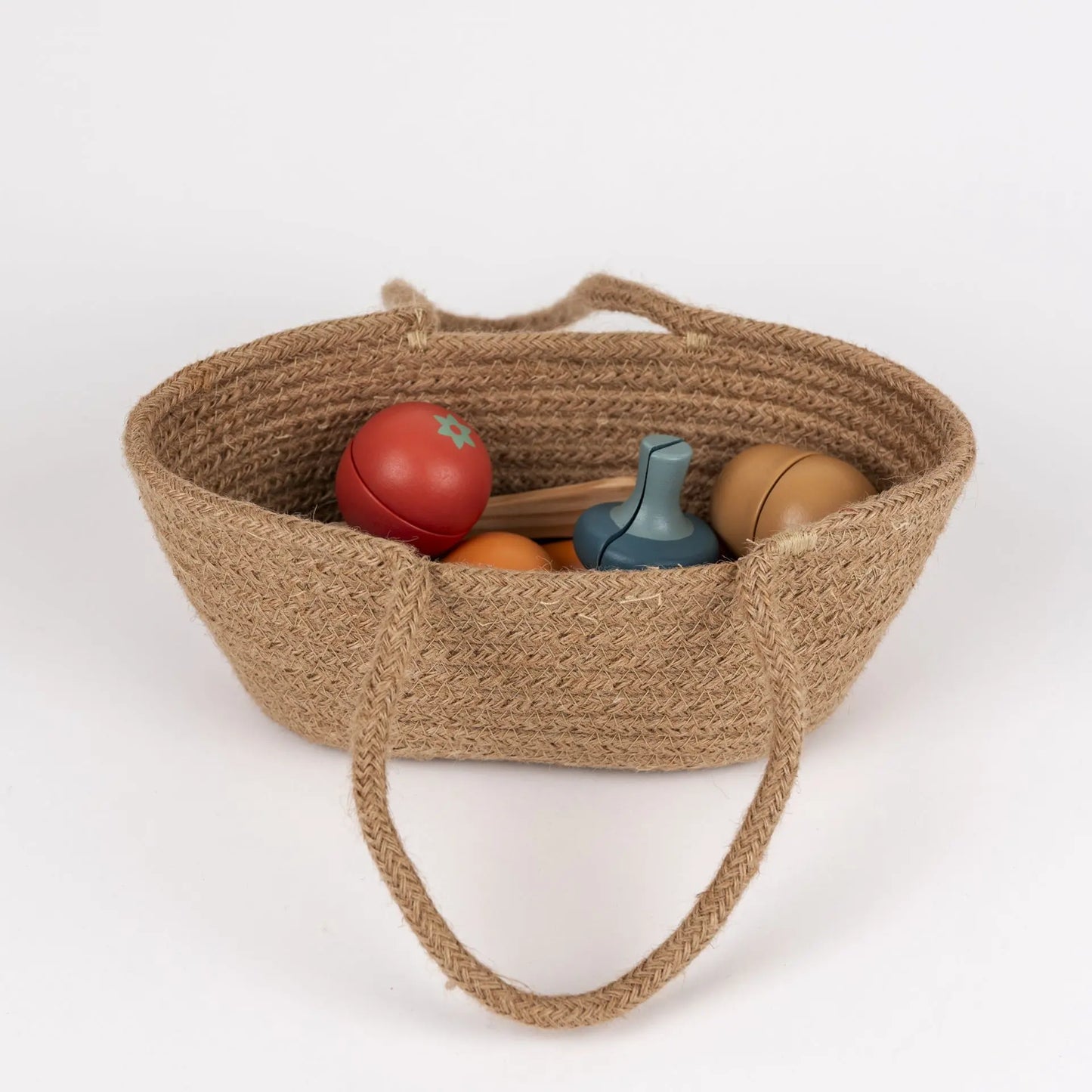 Wooden fruit and vegetables set