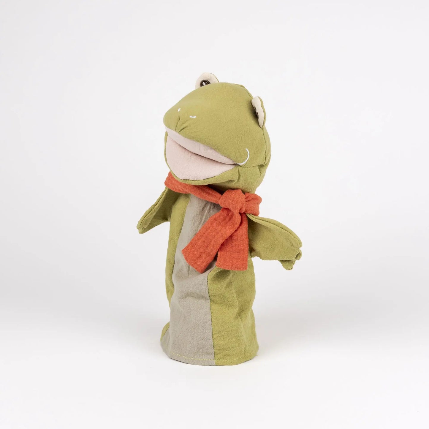 Frog hand puppet