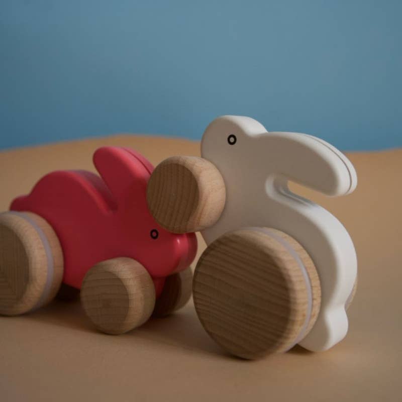Wooden Small Rabbit (Jumping)