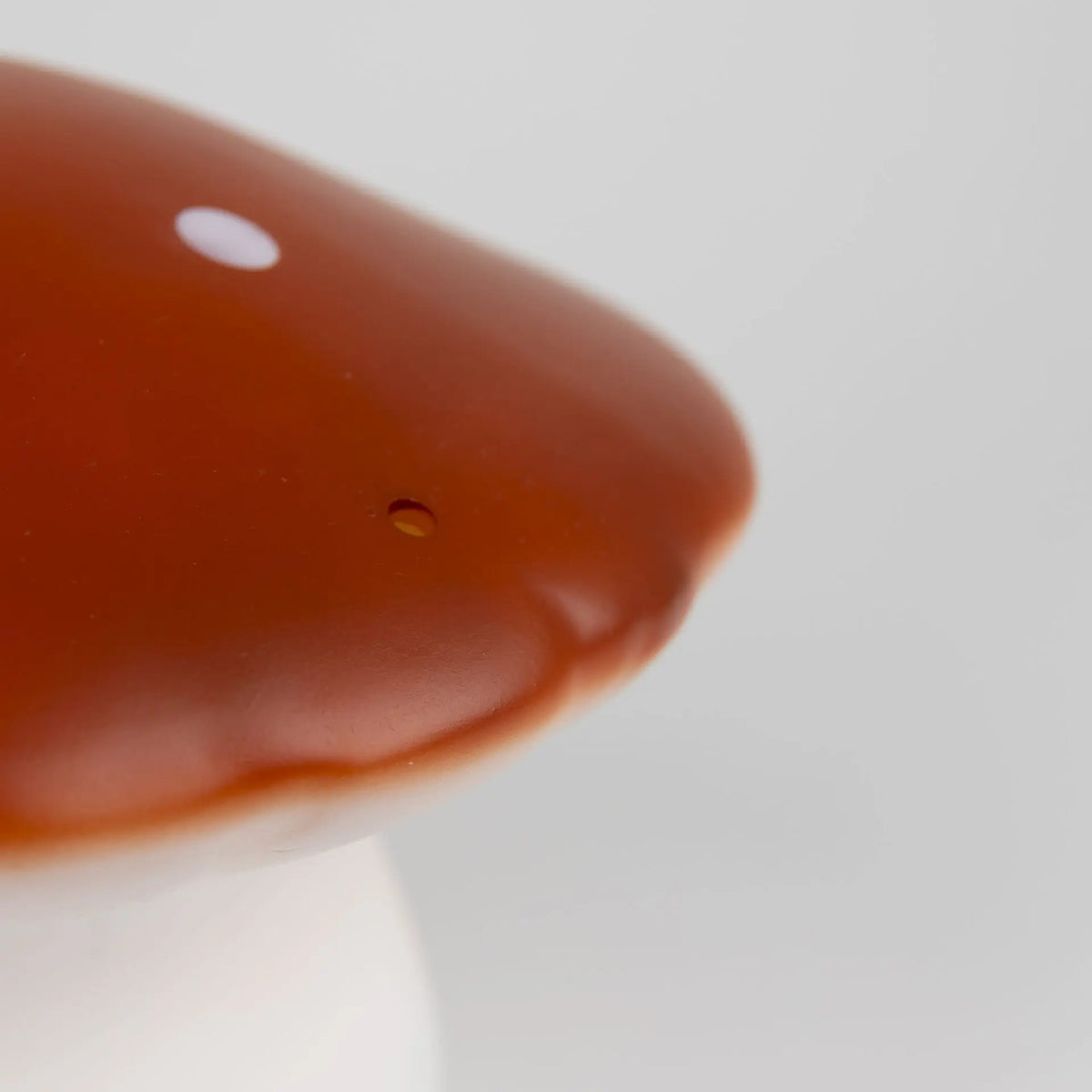 Medium Mushroom Night Lamp, Red Brick