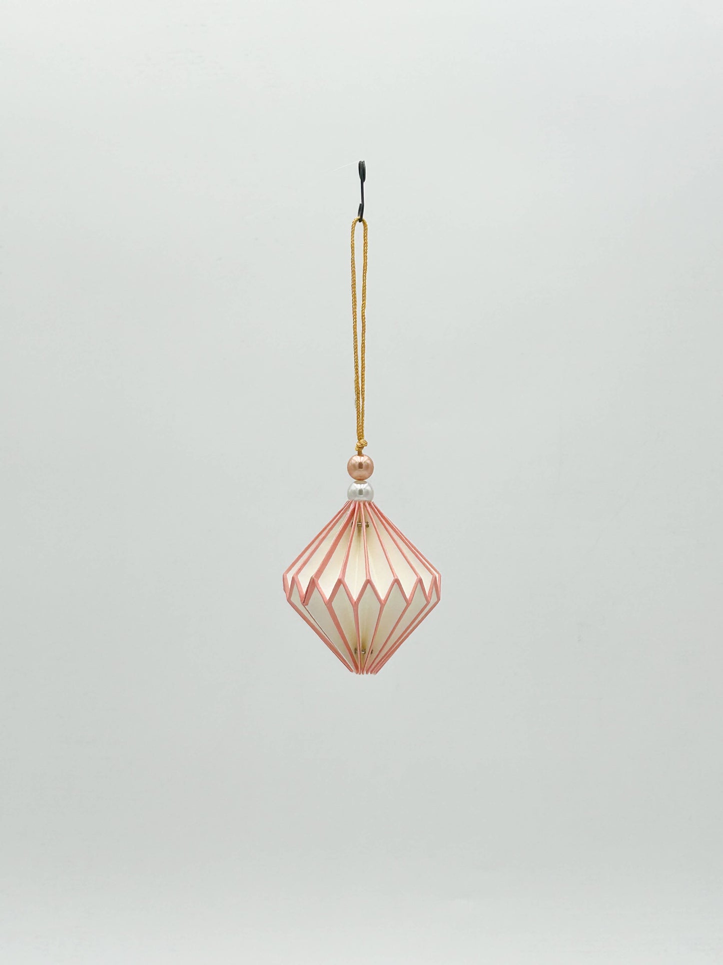 Christmas Diamond Cream Hanging Ornament