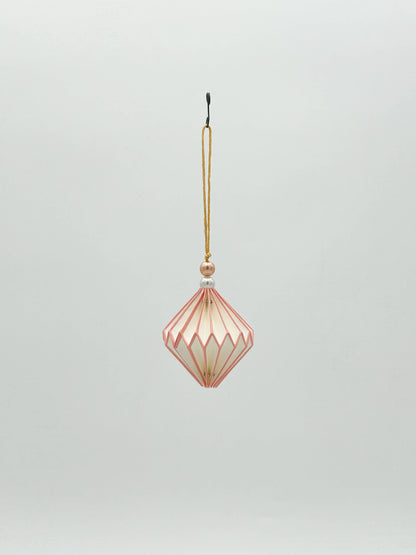 Christmas Diamond Cream Hanging Ornament