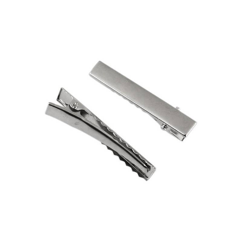 Maxi bow hair clip - Pastel velvet cotton