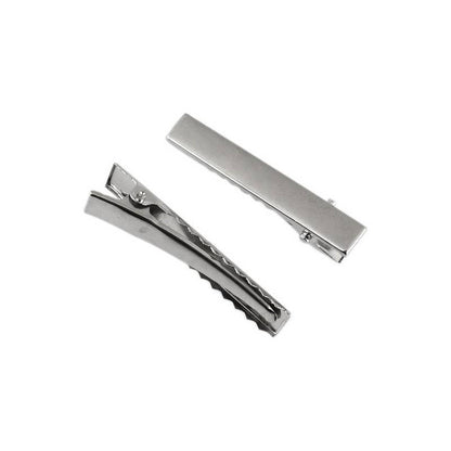 Maxi bow hair clip - Pastel velvet cotton