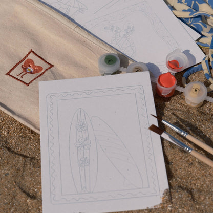 Tropical Paint-by-Numbers Set