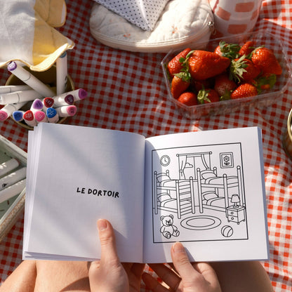 Coloring Book: Living Spaces