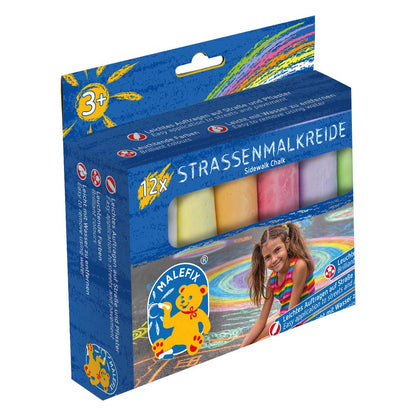 Malefix street crayon, pack of 12