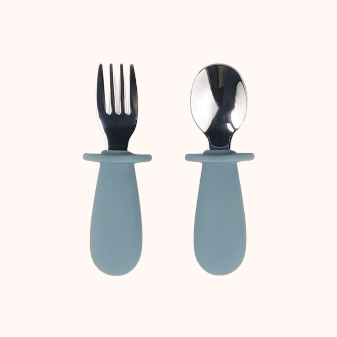Blue - Set of Spoon and Fork