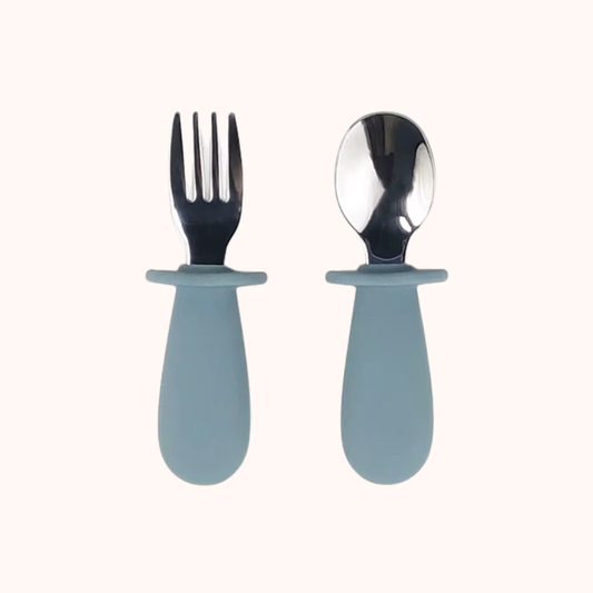 Blue - Set of Spoon and Fork