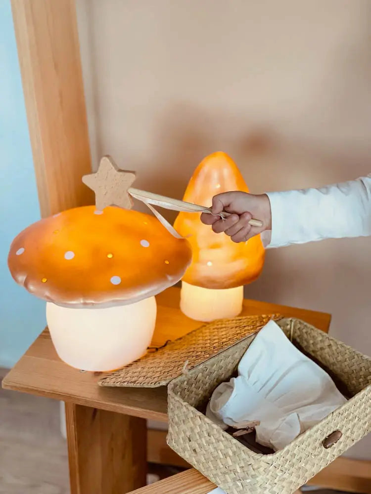 Medium Mushroom Night Lamp, Terra