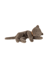 Sleeping kitten plush, Medium - Grey