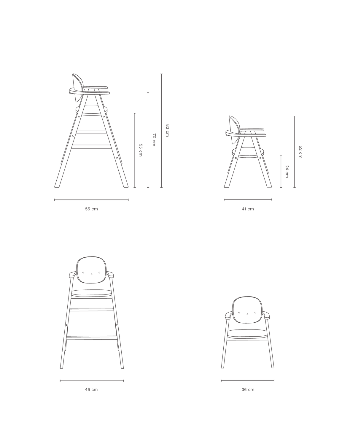 Growing Green evolving chair 3 in 1