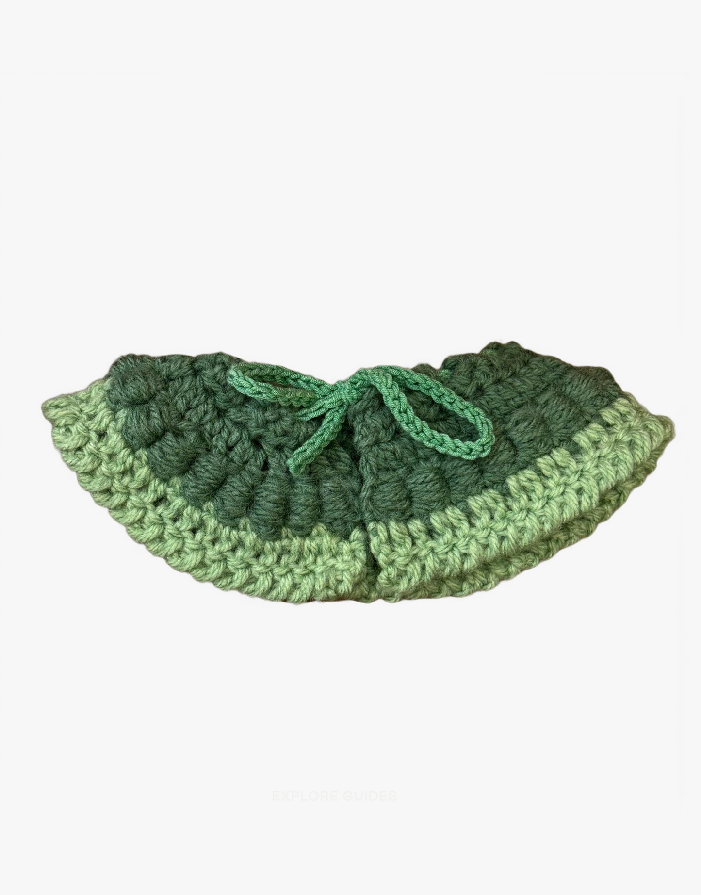 Collar Green with cords