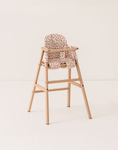 High chair cushion Growing Green - leonie latte