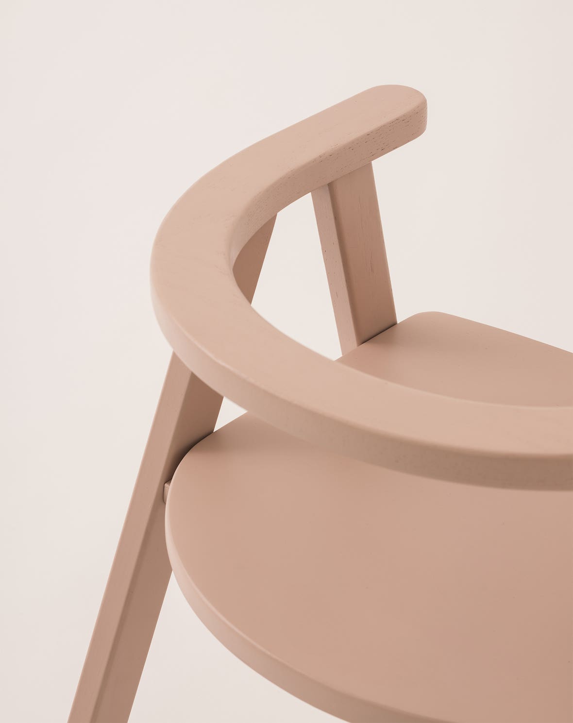 kid's chair Growing Green - blush
