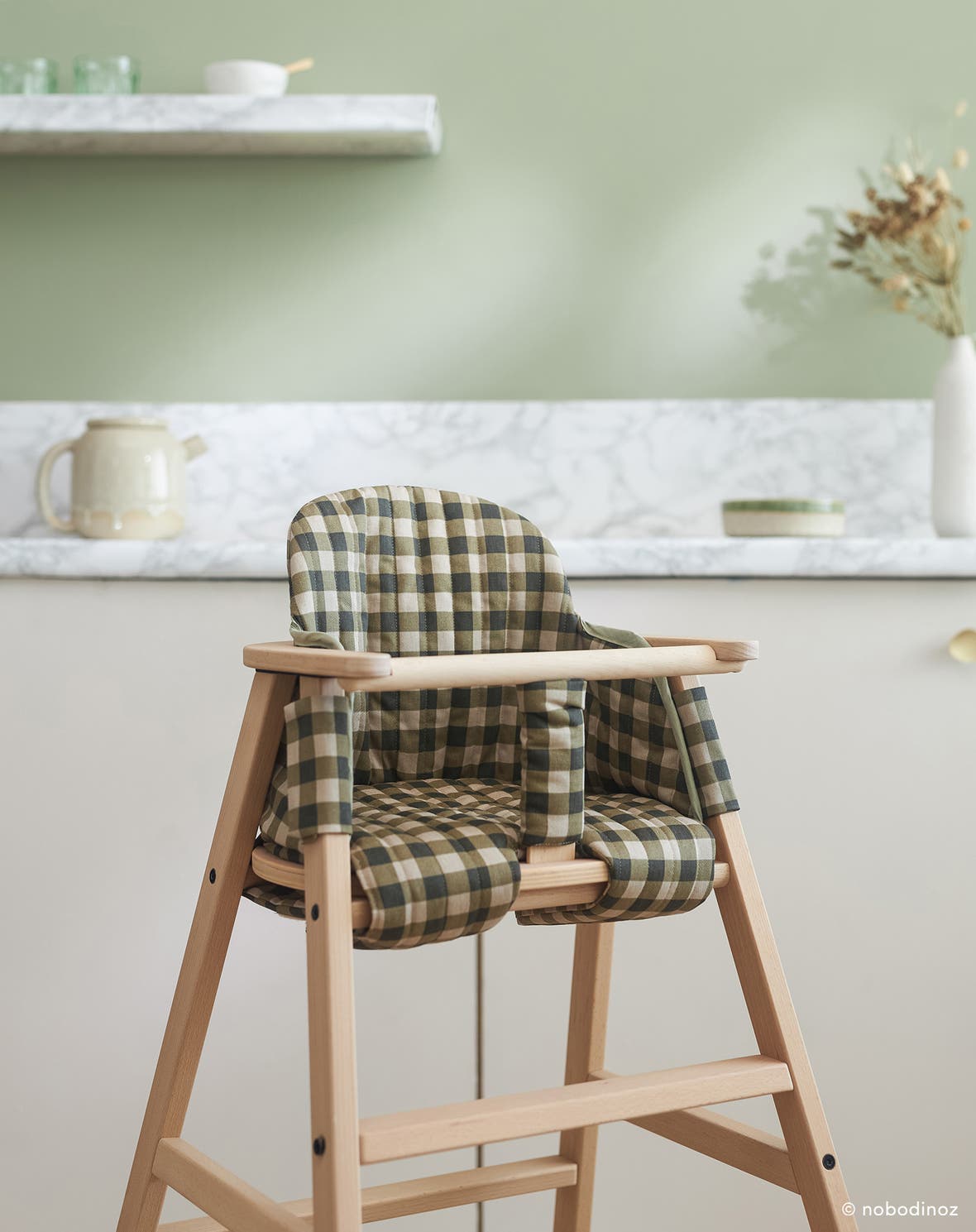Growing Green high chair cushion