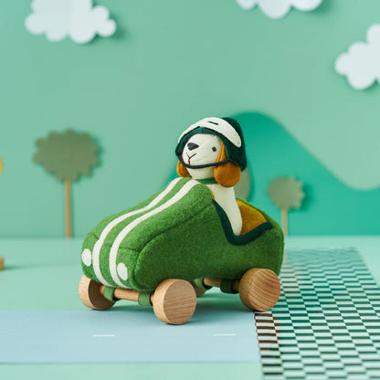 Holdie Dog-Go - Racer Boy - Green