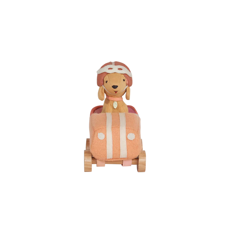 Holdie Dog-Go - Racer Girl - Pink