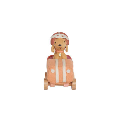 Holdie Dog-Go - Racer Girl - Pink