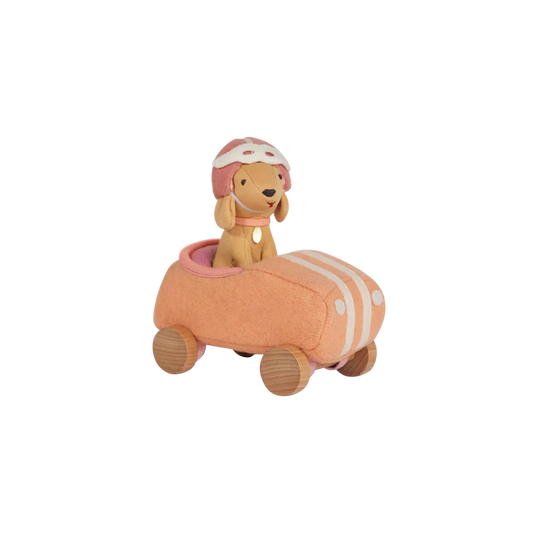Holdie Dog-Go - Racer Girl - Pink