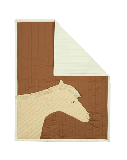 Horse quilted blanket