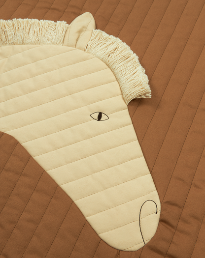 Horse quilted blanket