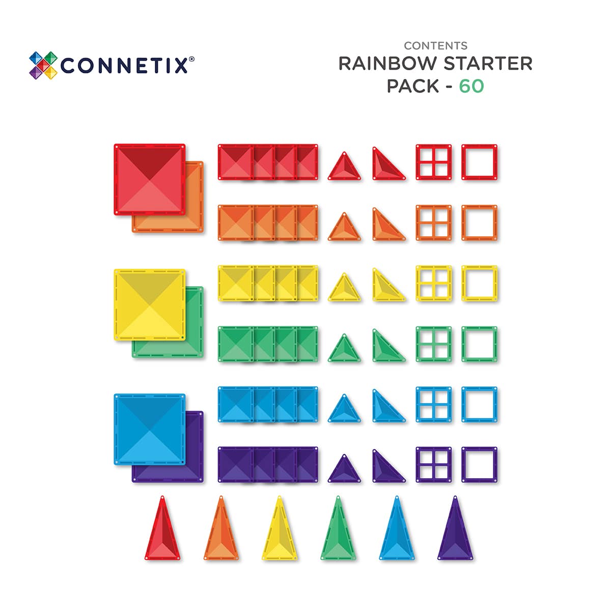 Rainbow Starter Pack 60 pc