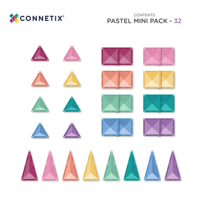 Connetix Pastel Mini Pack 32 pc