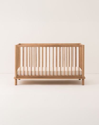 Latitude evolving crib + junior bed extension set - solid oak