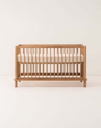 Latitude evolving crib + junior bed extension set - solid oak