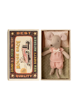 Little sister mouse in matchbox