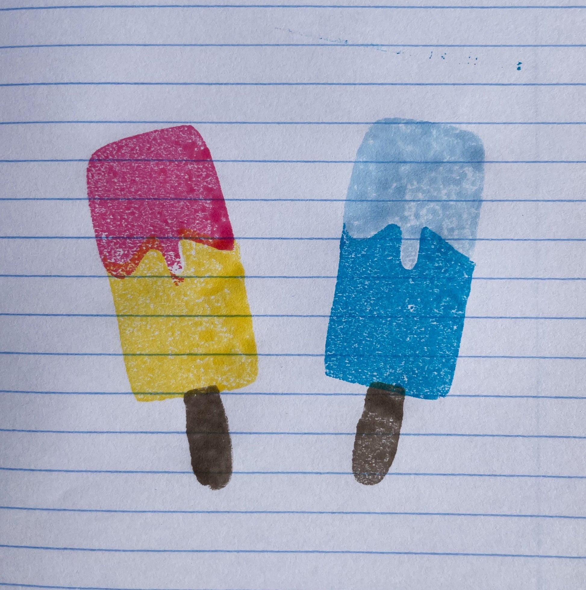 Tintas de colores papel - Memento