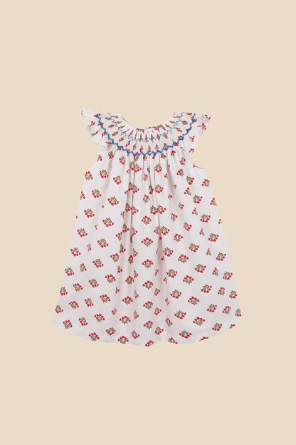 Vestido Monzón nido de abeja bebé