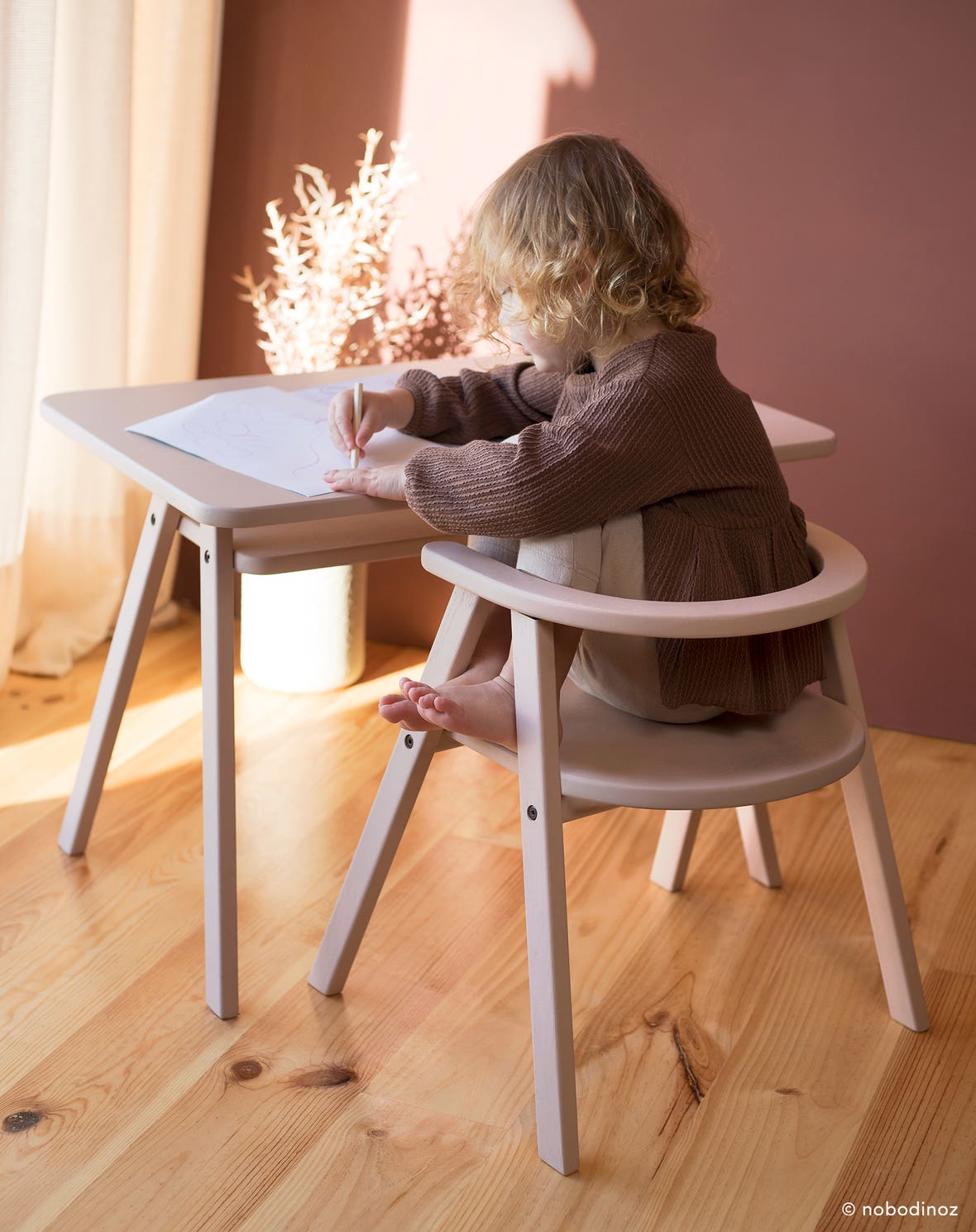 Kid's table Growing Green - Blush